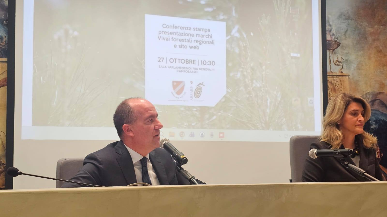 CONFERENZA STAMPA PRESENTAZIONE MARCHI E SITO VIVAI FORESTALI REGIONALI E EVENTI PROMOZIONALI TARTUFO MOLISANO